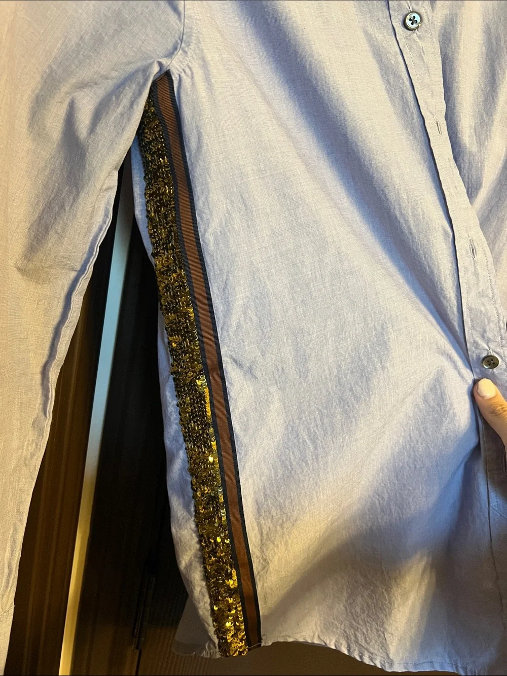 J. Crew Light Blue Long-Sleeve Button-Down Shirt